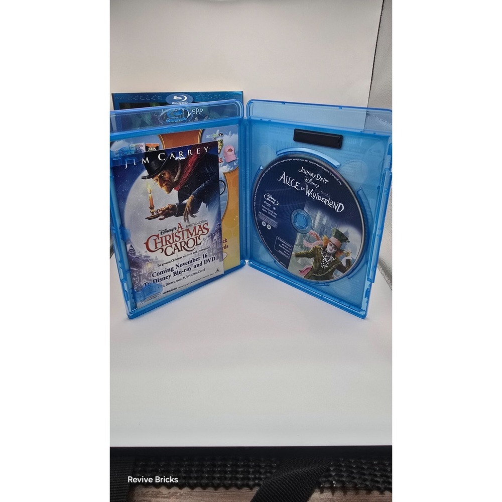 Alice in Wonderland (Blu-ray, 2010) W/ Slip Cover Tested Johnny Depp Tim Burton - Picture 6 of 10